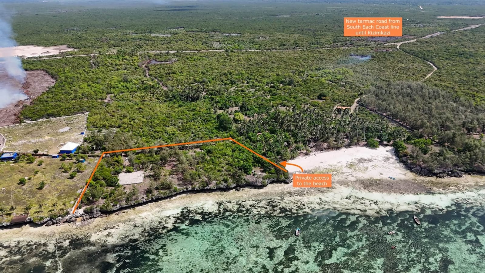 🌊 Oceanfront Land – Mtende, South Zanzibar 🌴