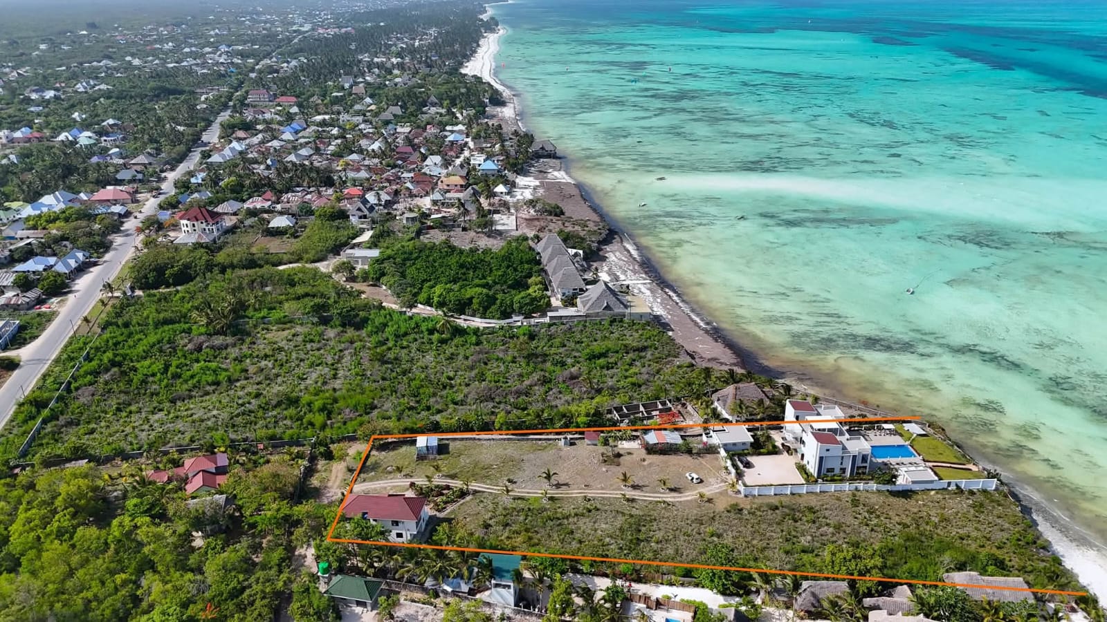 🌴 Modern Beachfront Estate on 8,500 sqm – Jambiani 🌊